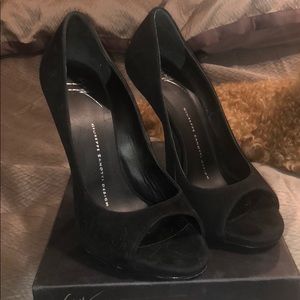 Black Giuseppe zanotti heels size 7.5
